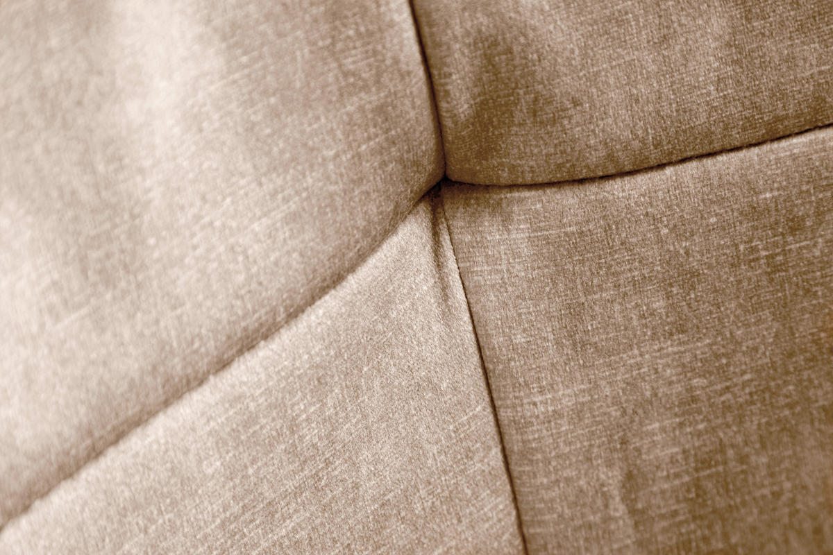STUHL EUPHORIA Samt Greige 90 cm - Greige/Beige, Textil/Metall (58/81/60cm) - riess-ambiente