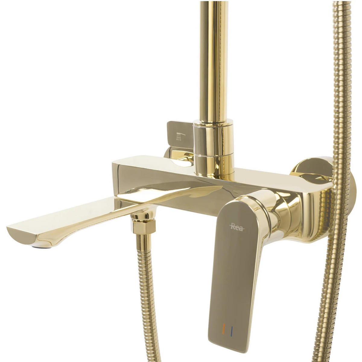 DUSCHGARNITUR Rea Avalon Gold - Goldfarben, Metall (23/153/50cm) - REA