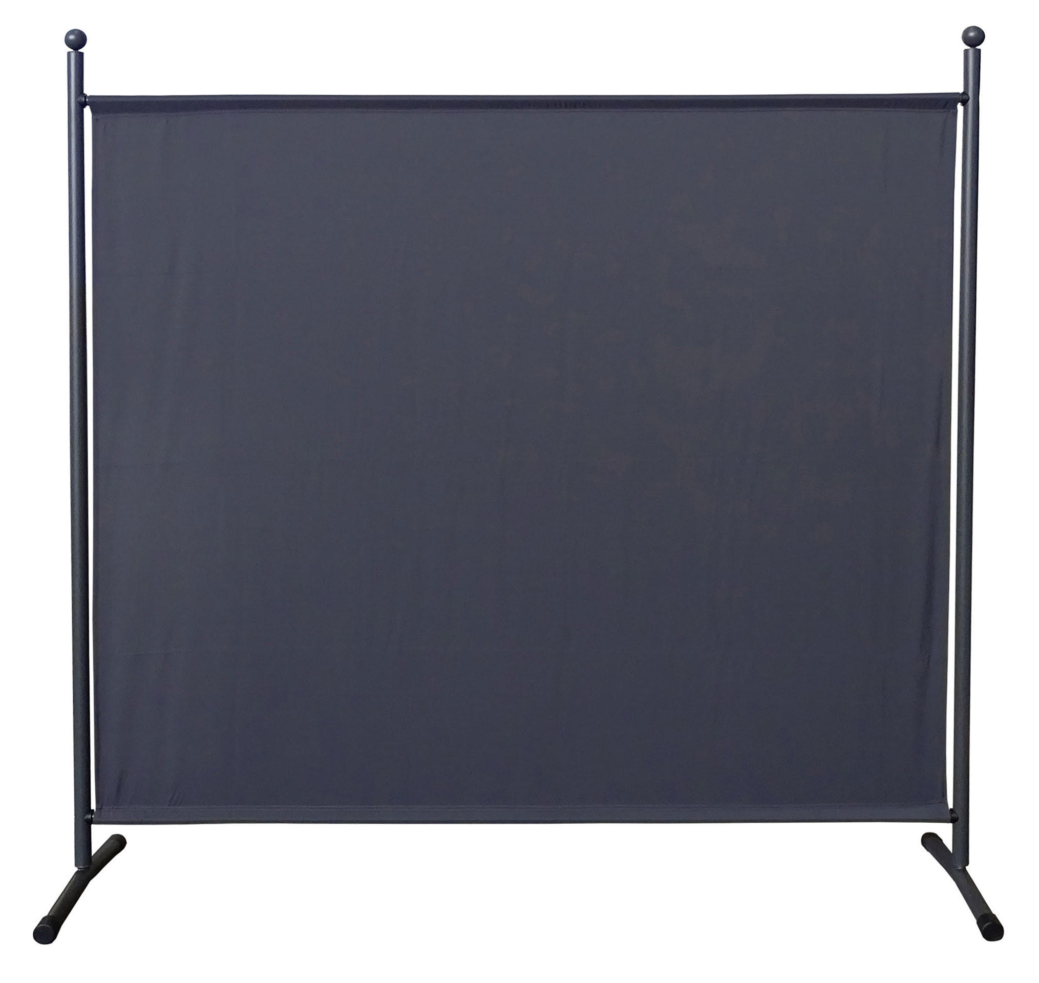 PARAVENT 2 Stück 1-tlg. 180x178 cm Grau - Grau, Metall (178/180cm) - QUICK STAR