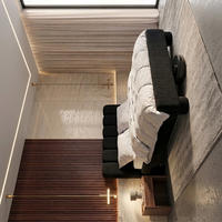 POLSTERBETT MONA 1 Bettkasten Lattenrost SPACE PLUS ROBO-FRIENDLY 140x200-CORAL60 schwarz - Schwarz, Holz (140/200cm) - Furnistar