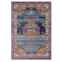 TEPPICH modern Flachgewebe CROWN Mehrfarbig 160 x 230 cm - Multicolor, Textil (160/230cm) - Novatrend