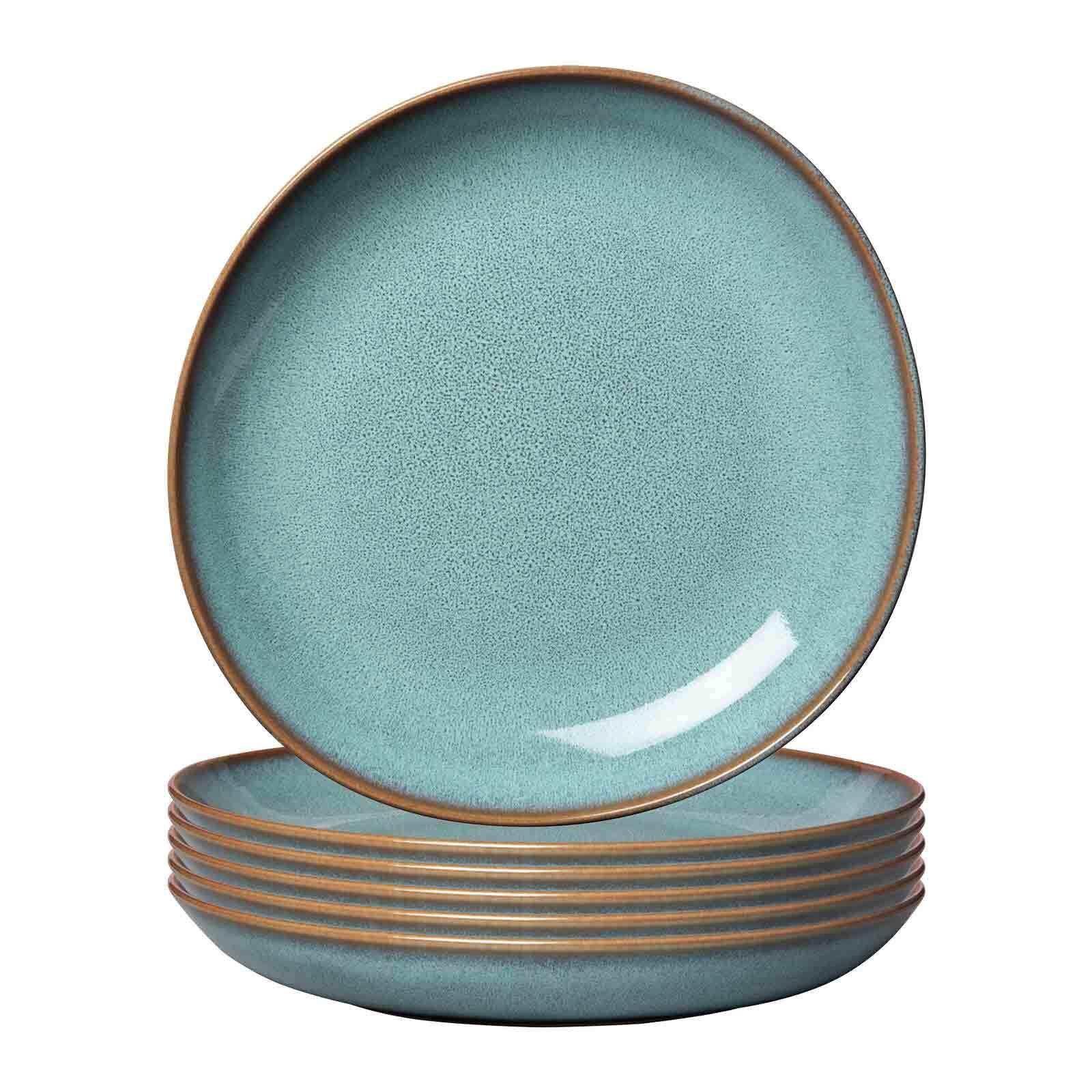SCHALEN FLACH Lave Glacé ø 27 cm 6er Set - Türkis, Keramik (27cm) - like.Villeroy & Boch