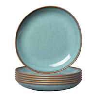 SCHALEN FLACH Lave Glacé ø 27 cm 6er Set - Türkis, Keramik (27cm) - like.Villeroy & Boch