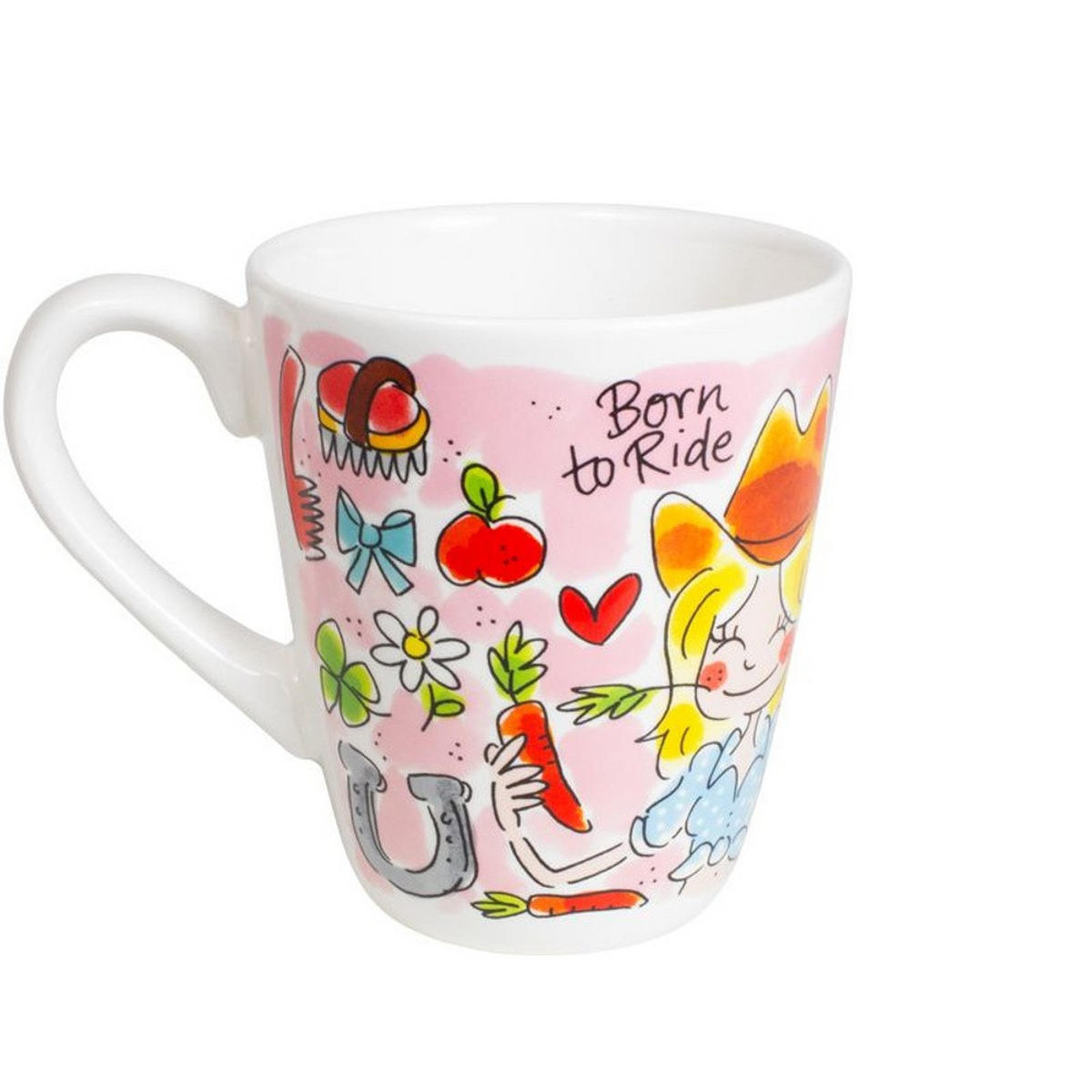 BECHER Pferdeliebhaber in Bunt - 350 ml - Multicolor, Keramik (0.35L) - Blond Amsterdam