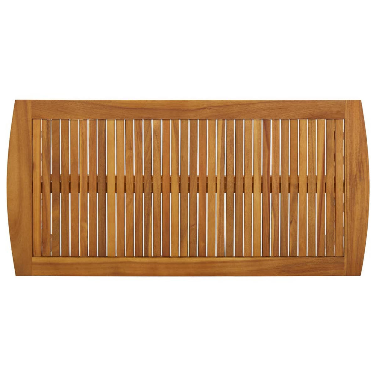 COUCHTISCH 102x50x43 cm Massivholz Akazie - Braun, Holz (102/50/43cm) - furnicato