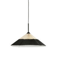 PLEAT - - 60/60/23 cm - Schwarz, Textil (60/60/23cm) - Light & Living
