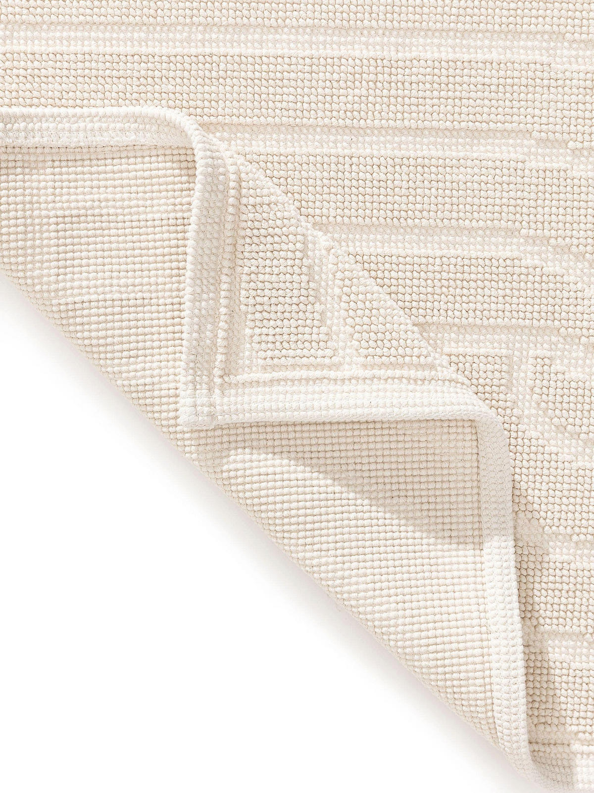BADEMATTE Jojo Cream 50x80 cm - Creme, Textil (50/80cm) - benuta Nest