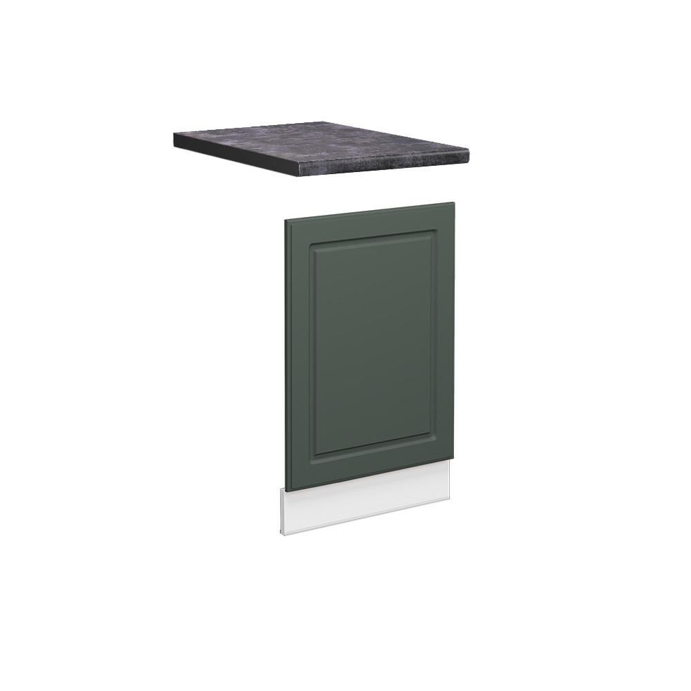 FRONTPANEL Fame-Line Grönt och guld lanthus 45 cm , AP Antracit Grön, Vit 67.4/45/60 cm
