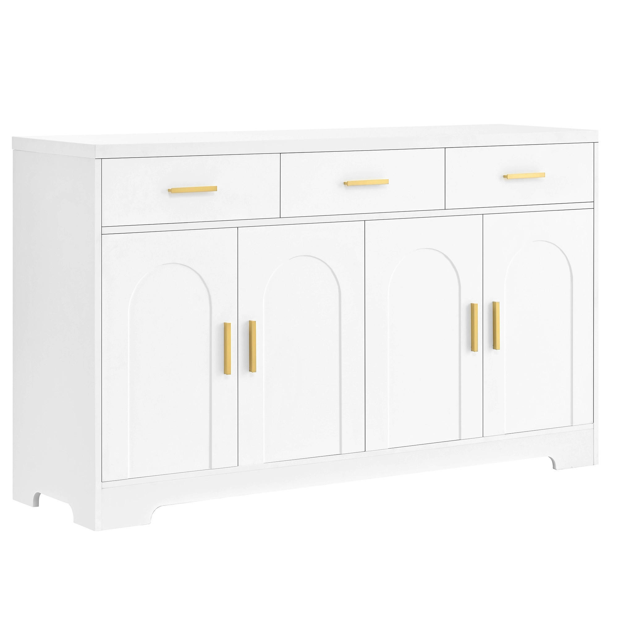 ComfortXL Sideboard Weiß 140x83x40 cm