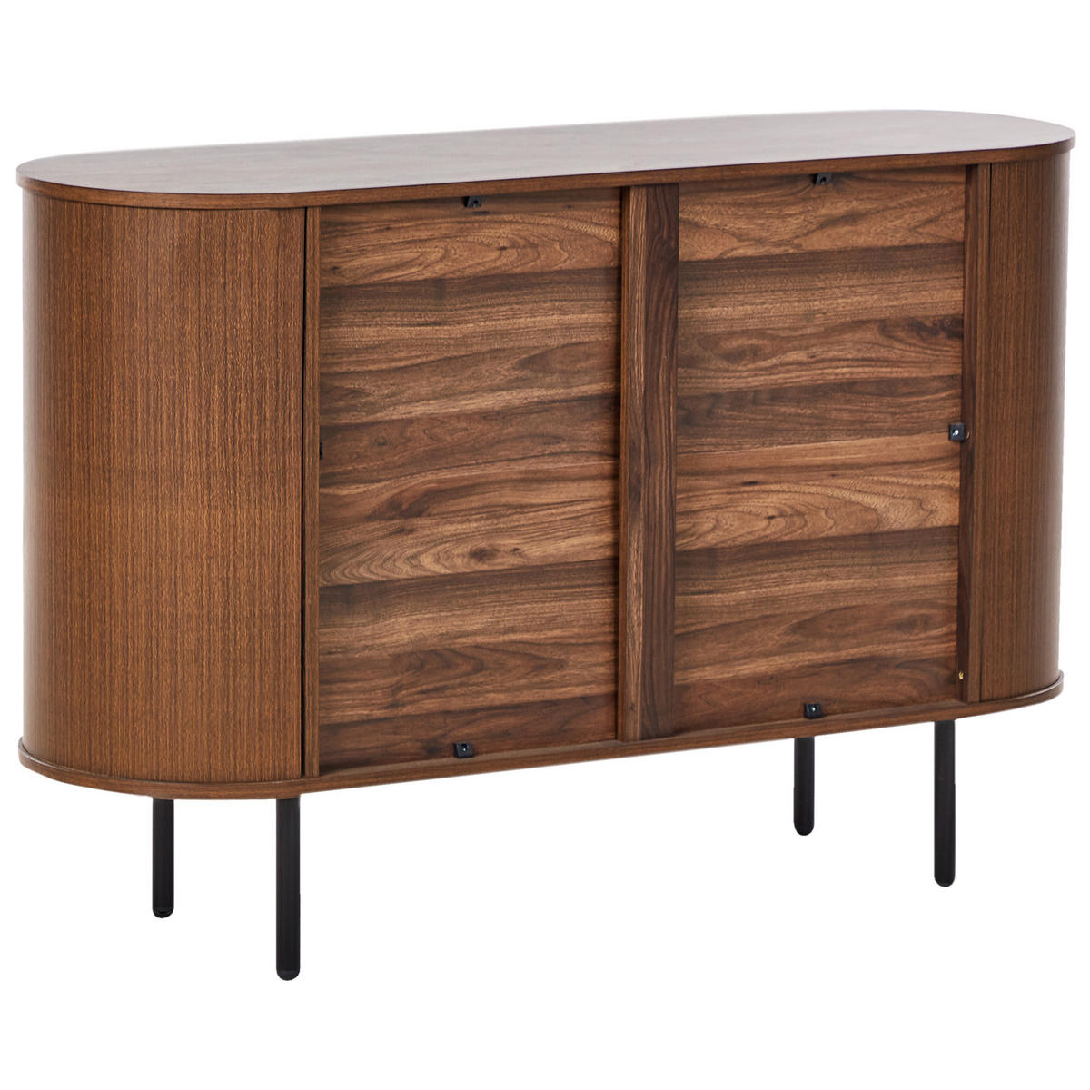 SIDEBOARD Dunkelbraun Taroon - Dunkelbraun, Holzwerkstoff (120/80/40cm) - Beliani