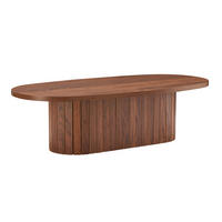 COUCHTISCH, Braun - Braun, Holz (60/120/35cm) - Oviala
