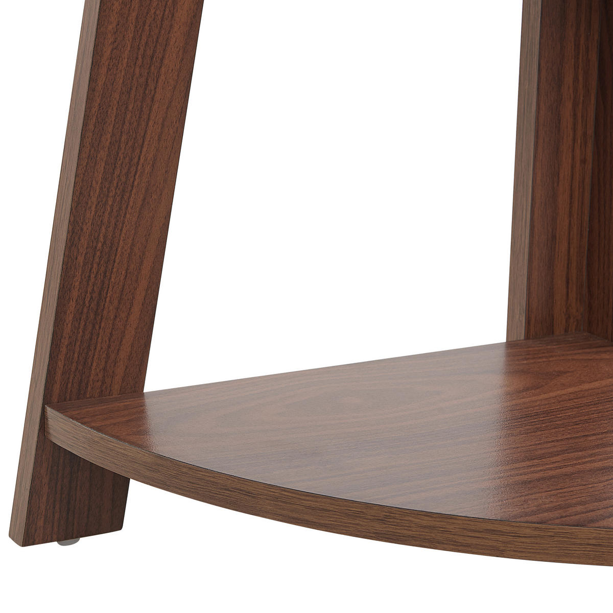 BÜCHEREGAL 5 Fächer Mobile Solo - Dunkelbraun, Holzwerkstoff (49/175/36cm) - Beliani