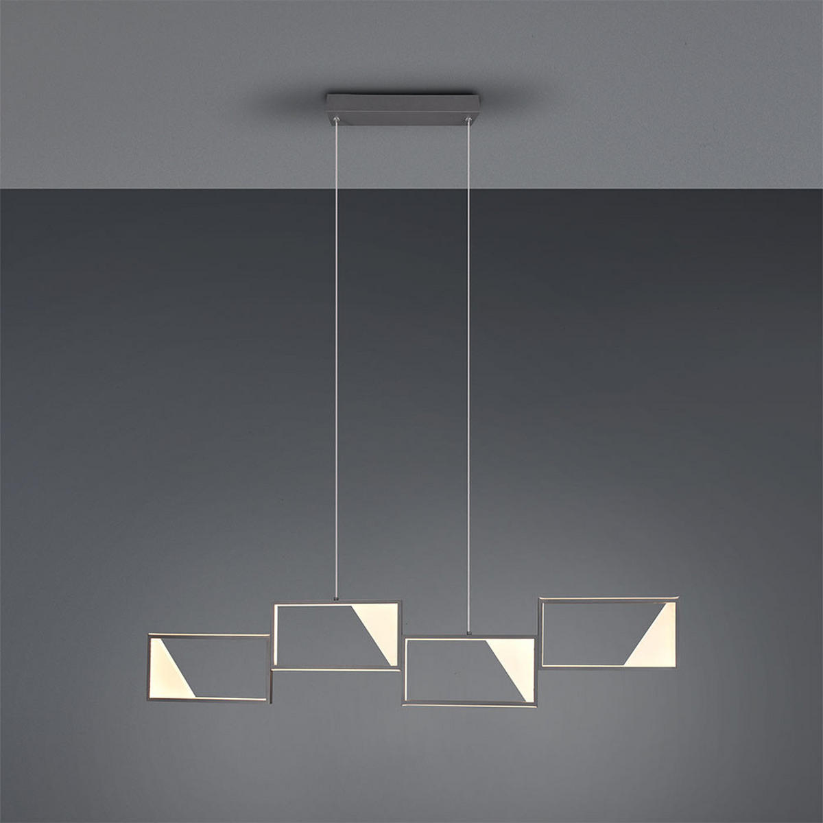 LED HÄNGELEUCHTE Cafu Anthrazit - Anthrazit, Metall (8/106/150cm)