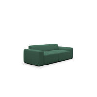 SOFA Modular Premium Grün - Schwarz/Grün, Holz/Holzwerkstoff (240/70/104cm) - Furnisell