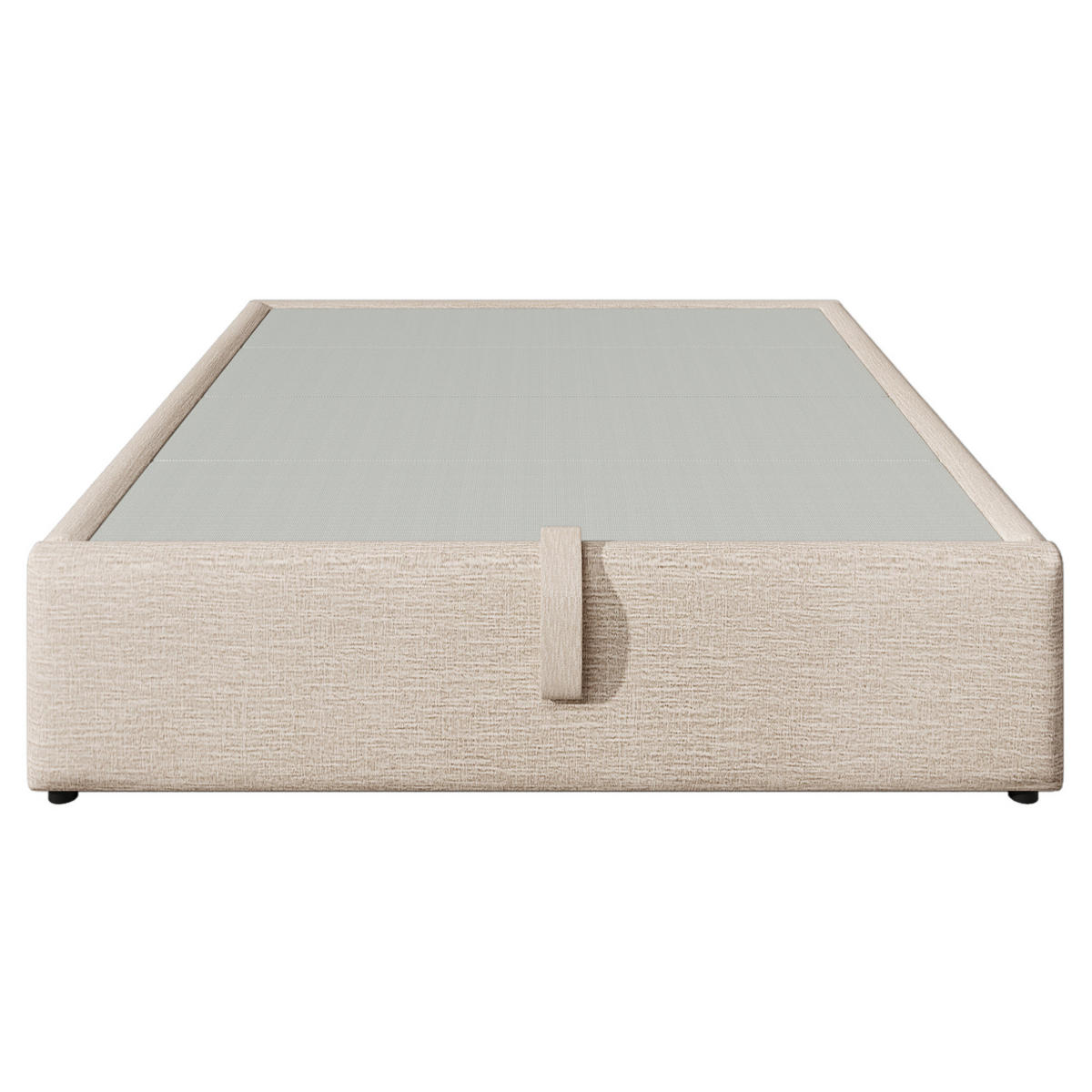 TAPECIRANI krevet 160/200 cm s USB-C priključkom, hidrauličnim spremištem i punom podnicom, Beige/Natural - bež, drvni materijal (160/200cm) - Redom