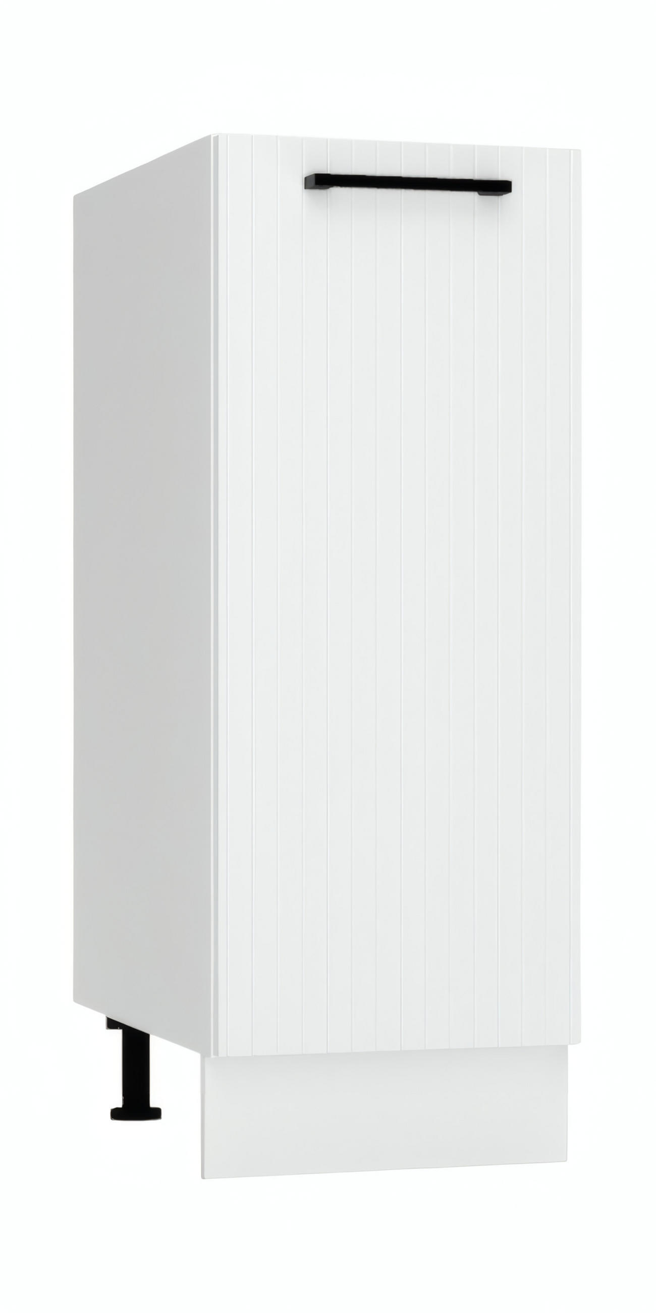 UNTERSCHRANK D30 P/L - KENDRO - Funktionales Küchenelement - Weiß, Holz/Metall (30/82/52.4cm) - ROYAL24_MARKT
