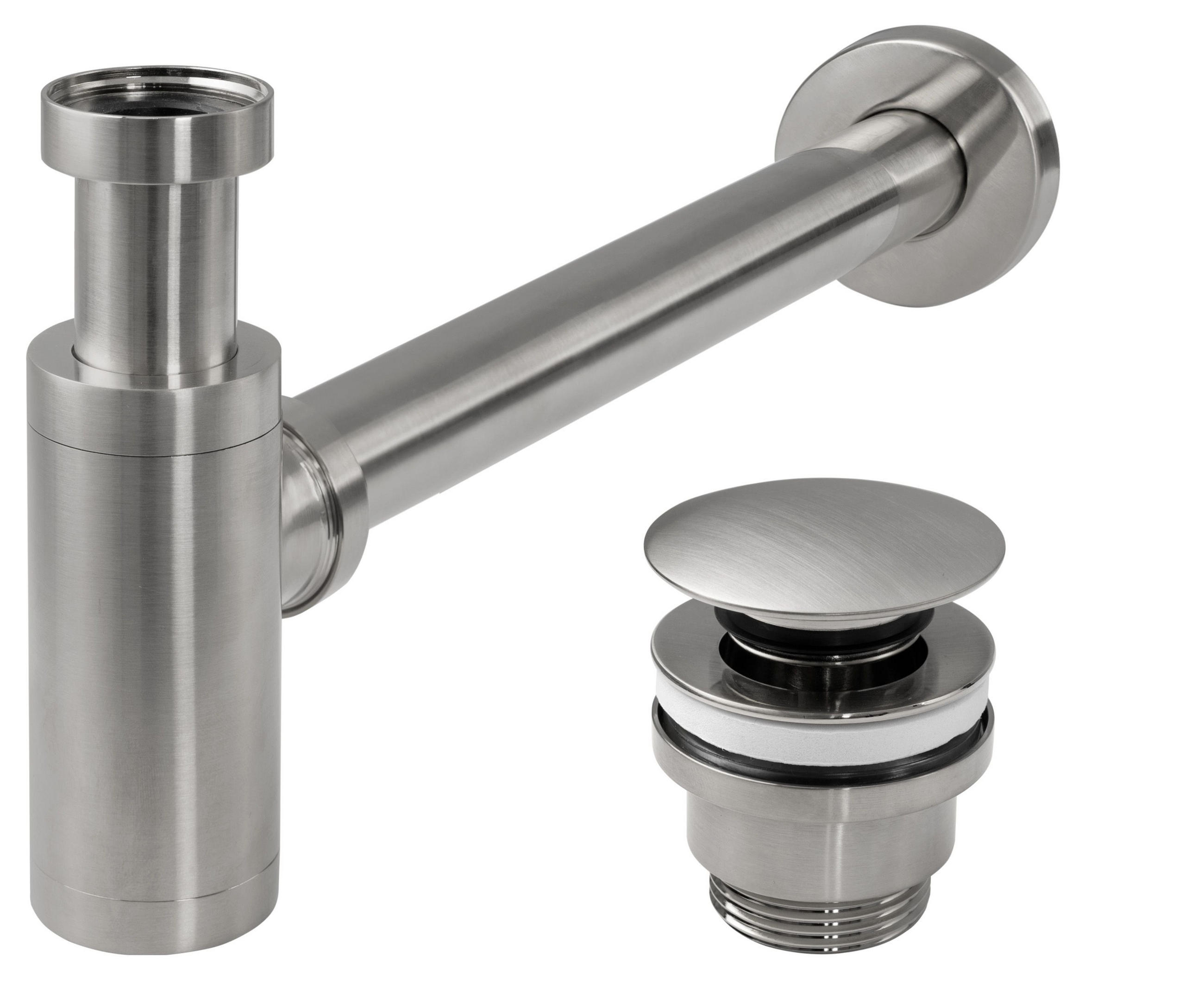 REA Siphon Nickel 5x21x33.5 cm