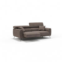 LINEARSOFA Caravaggio - Braun, Textil (169/73/102cm) - Divani.store