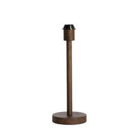 LAMPENFUSS Washington Braun Ø14/39,5 cm - Dunkelbraun, Metall (14/14/39.5cm) - Light & Living