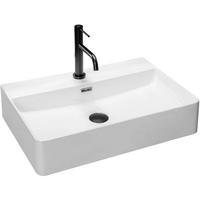 AUFSATZWASCHBECKEN Rea Gina 60 - Weiß, Keramik (43.5/12.5/59cm) - REA