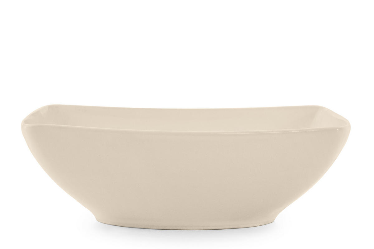 TELLERSET EPIRI Suppenteller 6 Personen 6-tlg - Beige, Keramik (17cm) - KONSIMO®