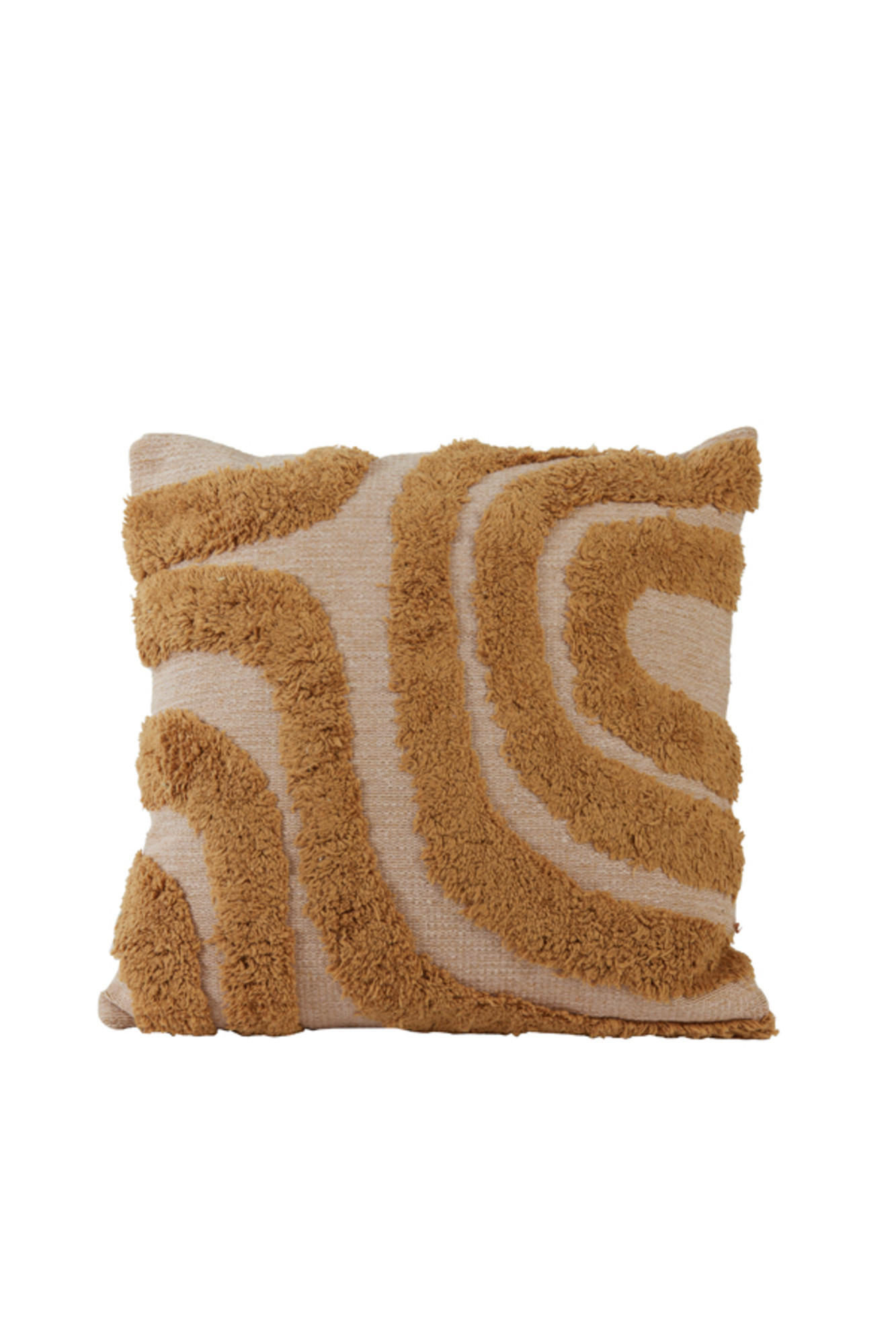 DEKOKISSEN Sakala Braun 45/45 cm - Braun, Textil (45/45cm) - Light & Living