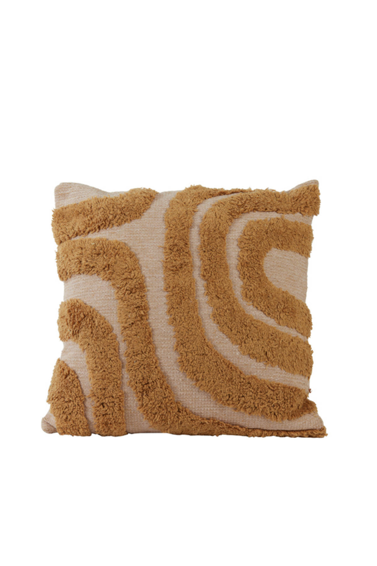 DEKOKISSEN Sakala Braun 45/45 cm - Braun, Textil (45/45cm) - Light & Living