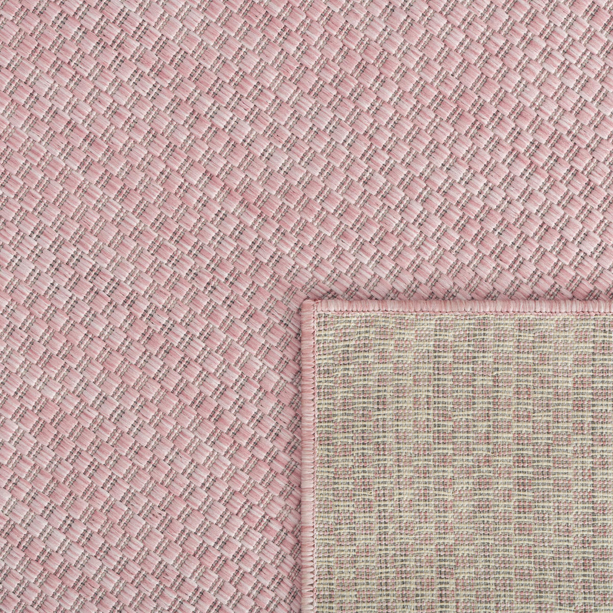 OUTDOORTEPPICH 120/120 cm Venedig 165 - Pink, Textil (120/120cm) - Paco Home