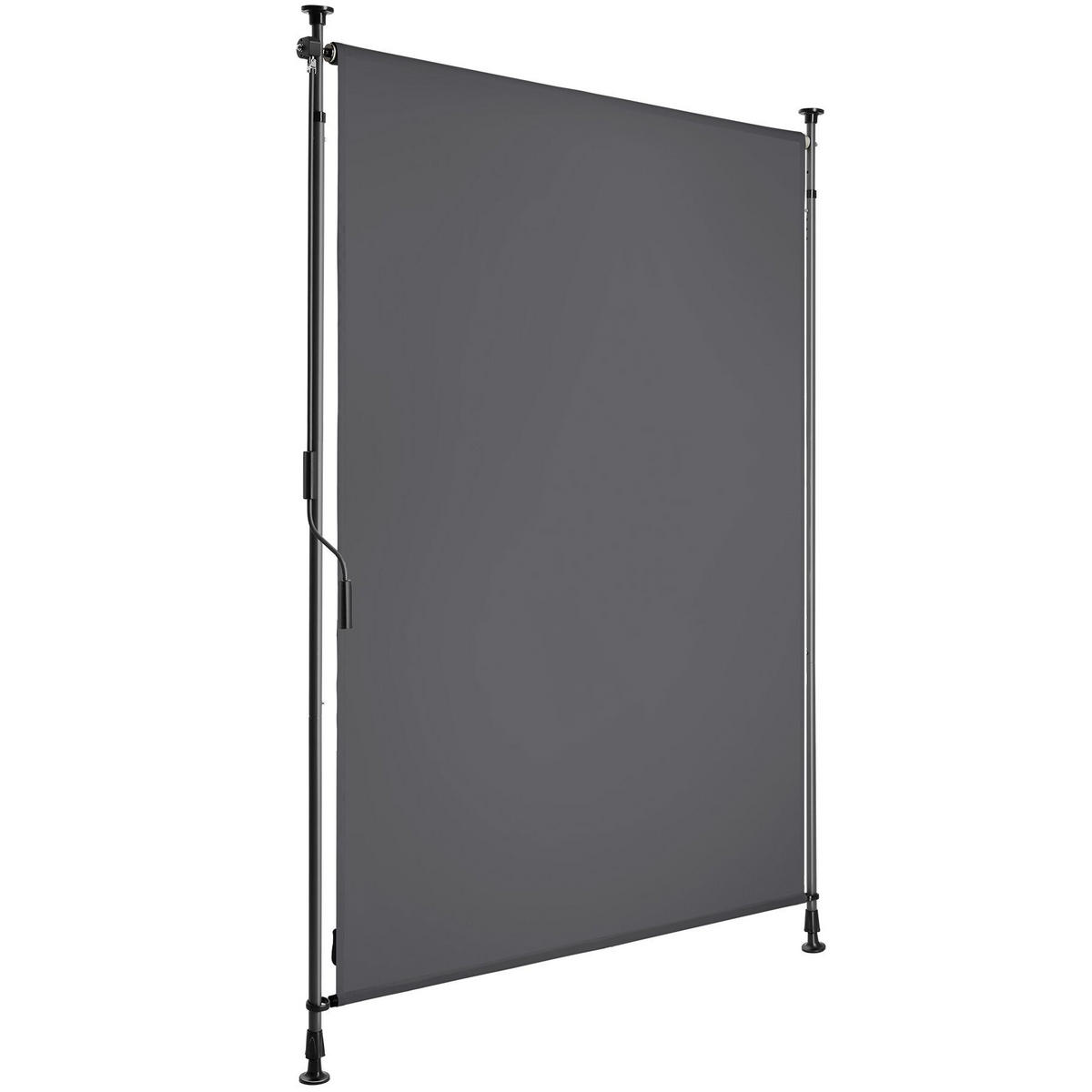 KLEMMMARKISE Taija,leichtgängige Handkurbel,dunkelgrau - Dunkelgrau, Kunststoff (108/310cm) - tectake