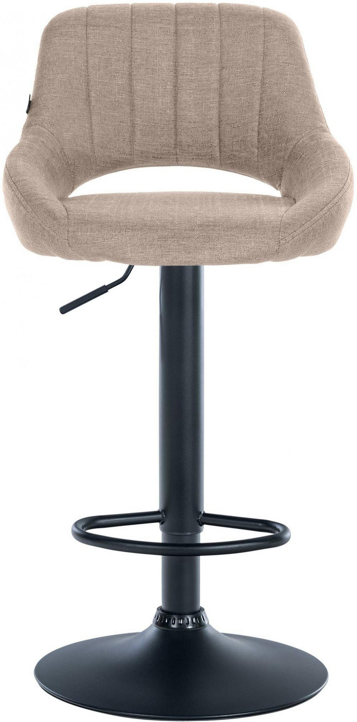 BARHOCKER 2er Set Stoff taupe - Taupe, Textil (47/85/48cm) - CLP