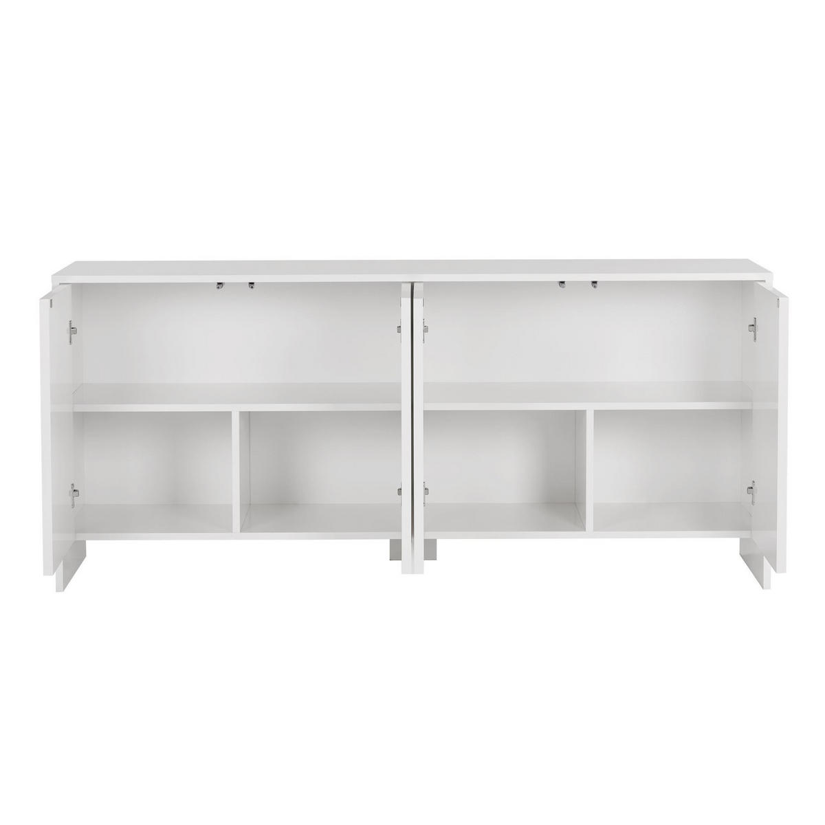 BUFFETSCHRANK arlen weiss - Weiß, Holz (180/80/45cm) - Habitat Garten