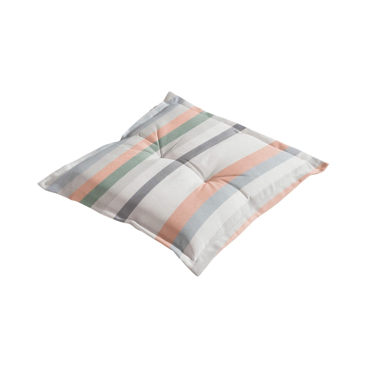 SITZKISSEN Righe 50/50 cm 4er-Set - Orange/Grau, Textil (50/5/50cm) - Madison