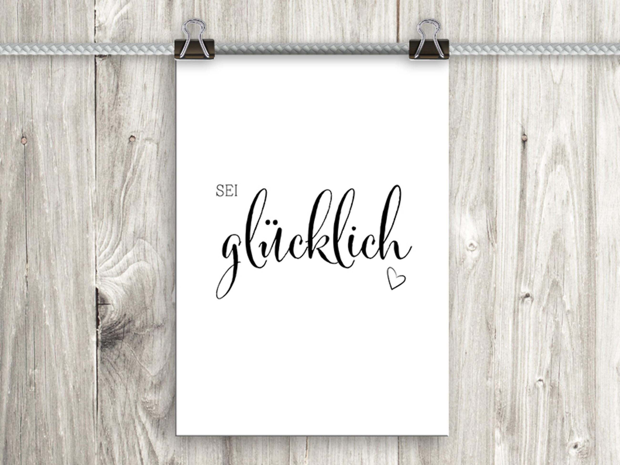 POSTER DIN A4 21x29,7xm Motivation Spruch schwarz weiß - Weiß, Papier (21/29.7/2cm) - artissimo