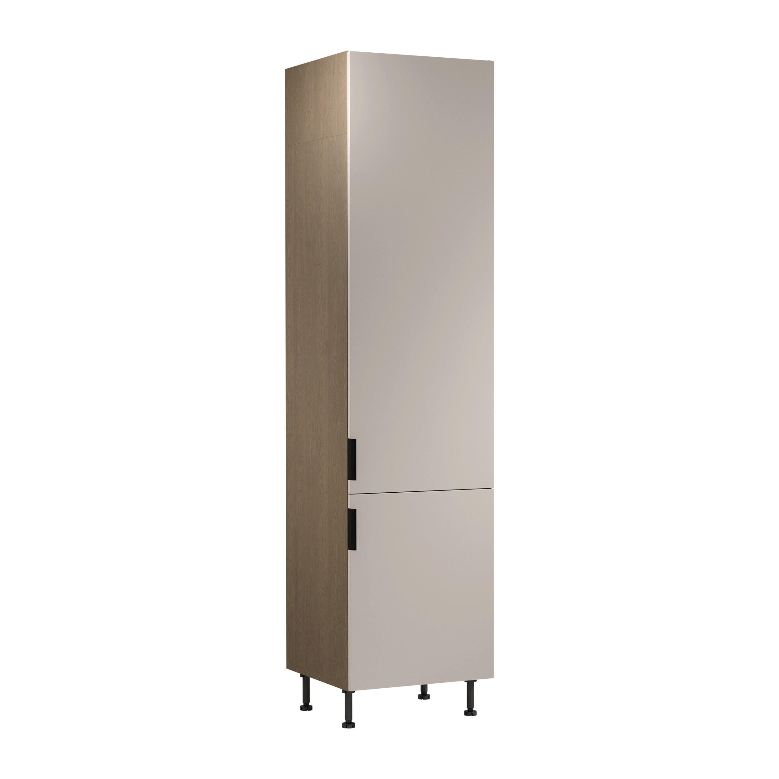 Royal24_Markt Hochschrank Eiche, Beige 60x247x58 cm