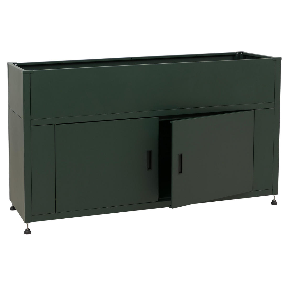 HOCHBEET Grün - Grün, Metall (161/91/51cm) - MCW