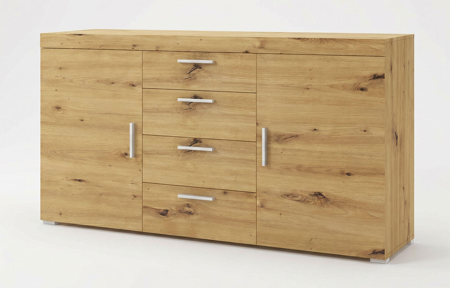 Feldmann-Wohnen Kommode Eiche 150x85x38 cm