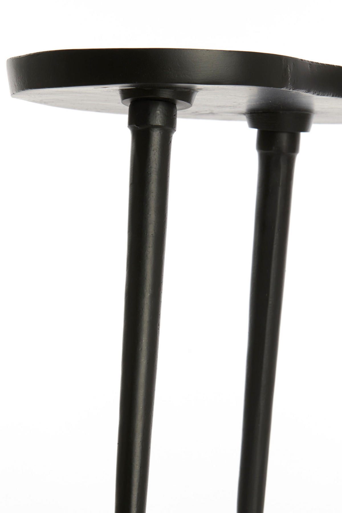 BEISTELLTISCH Lienz Schwarz 53/30/48 cm - Schwarz, Metall (53/30/48cm) - Light & Living