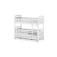 ETAGENBETT WEIß - Weiß, Holz (90/200cm) - FURNLUX