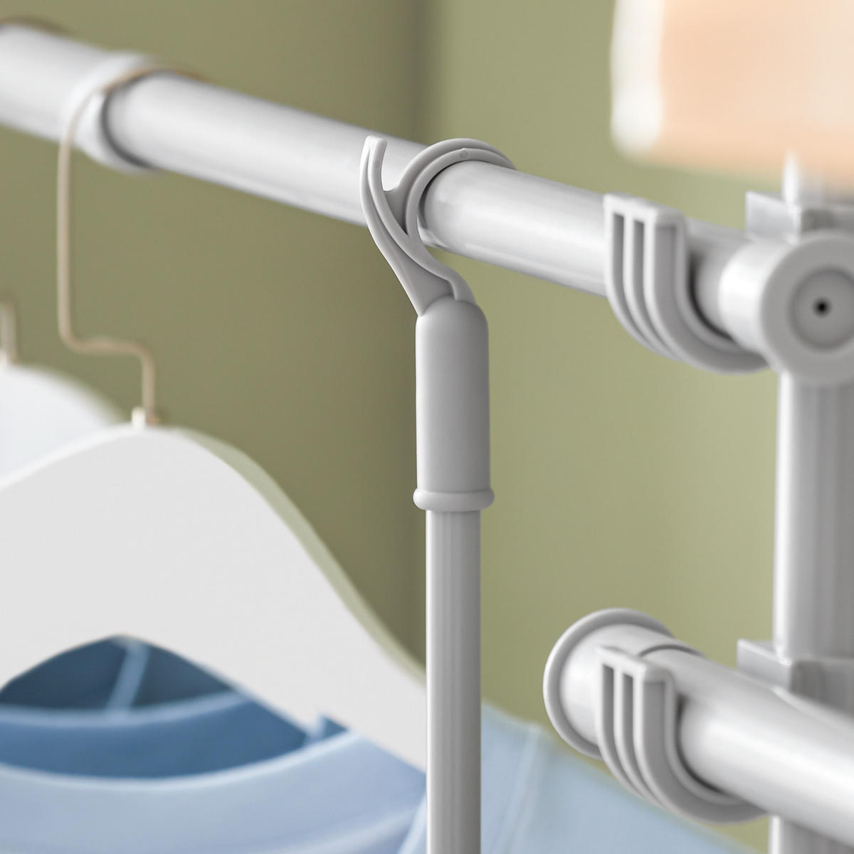 TELESKOP GARDEROBEN SYSTEM Grau - Grau, Kunststoff (226/285/3cm) - SoBuy
