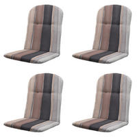 GARTENSTUHLKISSEN Nox - Mehrfarbig - 96/45/3,5 cm - 4er-Set - Multicolor, Textil (45/3/96cm) - Madison