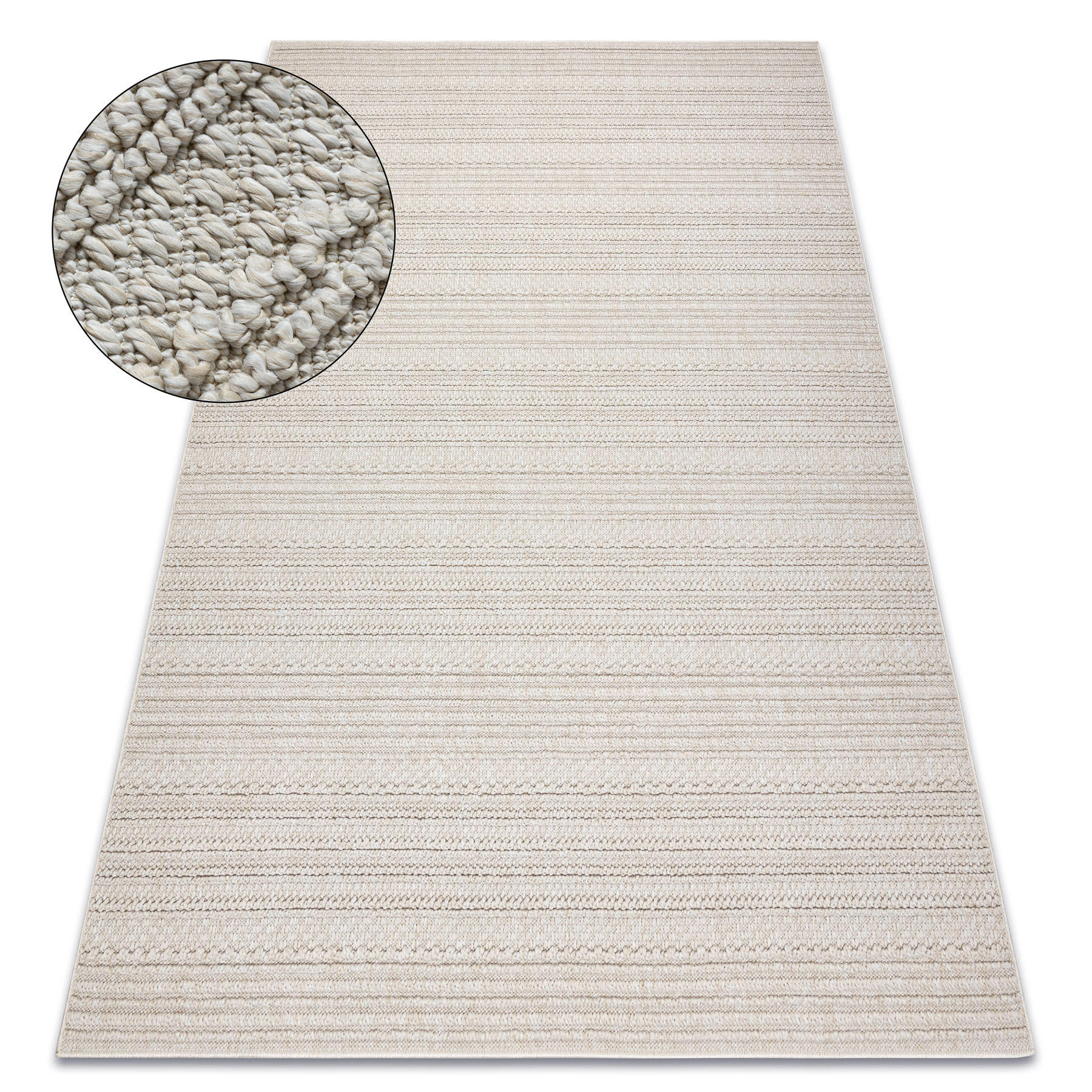 TEPPICH Origi 120/170 cm - Creme, Textil (120/170cm) - rugsX