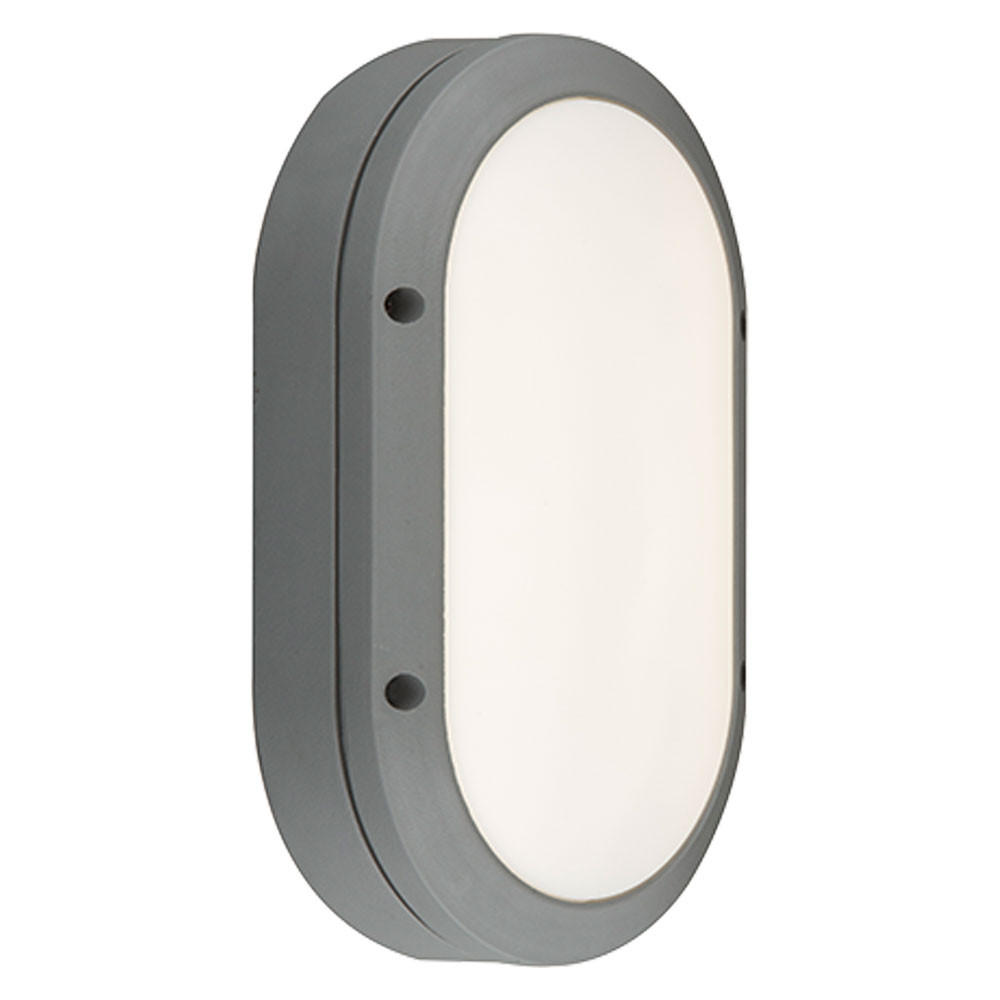 LED AUSSEN-WANDLEUCHTE Silber Metallic - Silberfarben, Kunststoff (13.3/5.8/21.6cm) - Globo Lighting