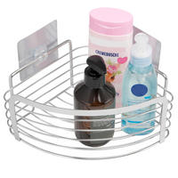 ECK-ABLAGEKORB, silber - Edelstahlfarben, Metall (25/10.5/18.5cm) - bremermann