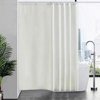 DUSCHVORHANG Beige 200 x 200 cm - Creme, Textil (200/200cm)