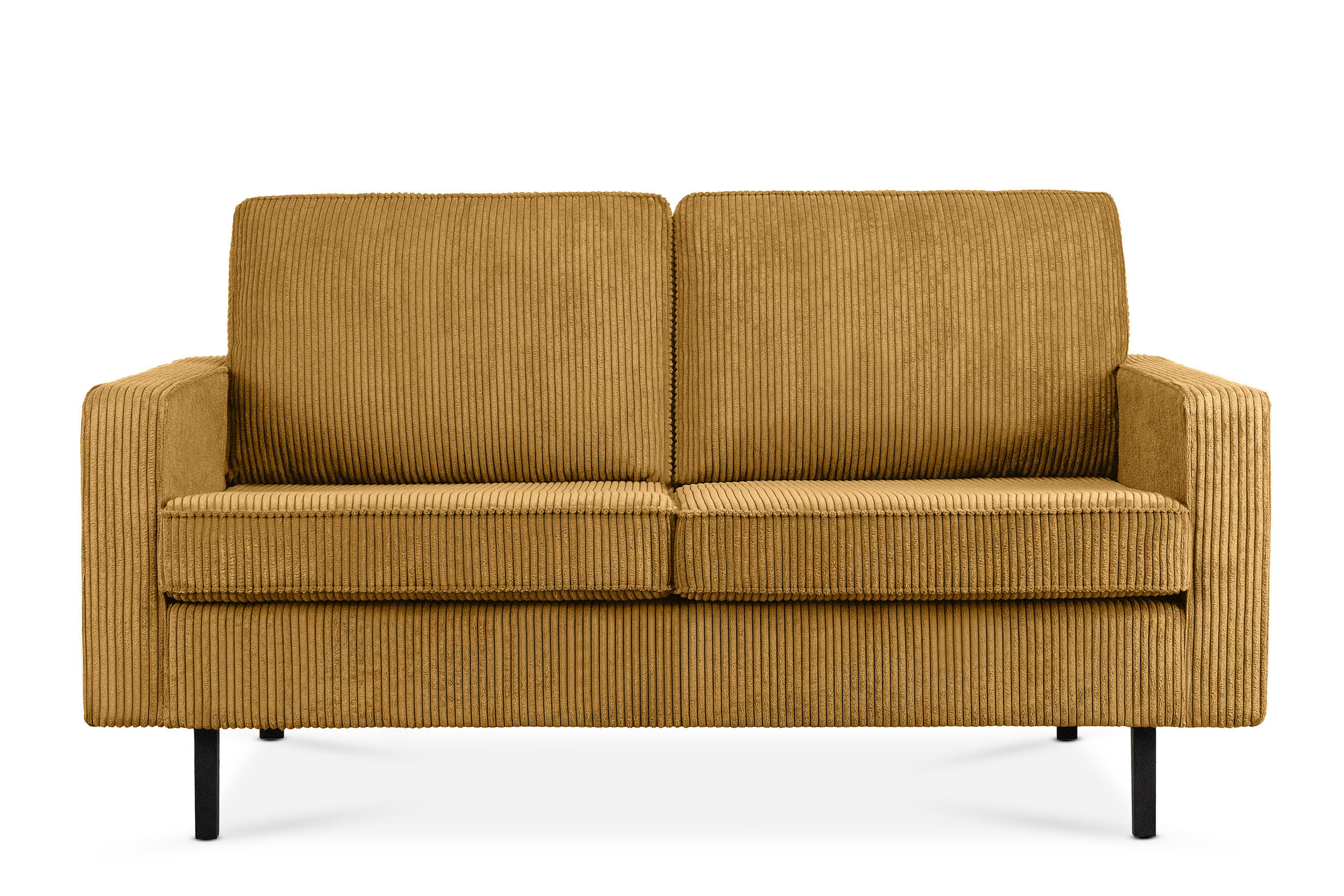 Konsimo® 2-Sitzer-Sofa Gelb 164x87x98 cm