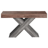 KONSOLENTISCH Nussbaum 140/30/80 cm - Walnussfarben, Holzwerkstoff (30/140/80cm) - PANGIVO