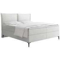 BOXBETT Calio Rise mit Bettkasten, Grau Chenille 180x200 cm – inkl. H4 Taschenfederkern Matratze & Foam Topper - Schwarz/Grau, Holz/Holzwerkstoff (180/200cm) - WFL GROUP