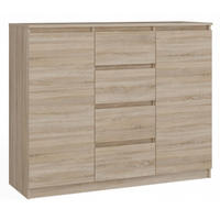 KOMMODE Sonoma Eiche 120/97/40 - Sonoma Eiche, Holzwerkstoff (120/97/40cm) - RAUMHIRSCH FURNITURE