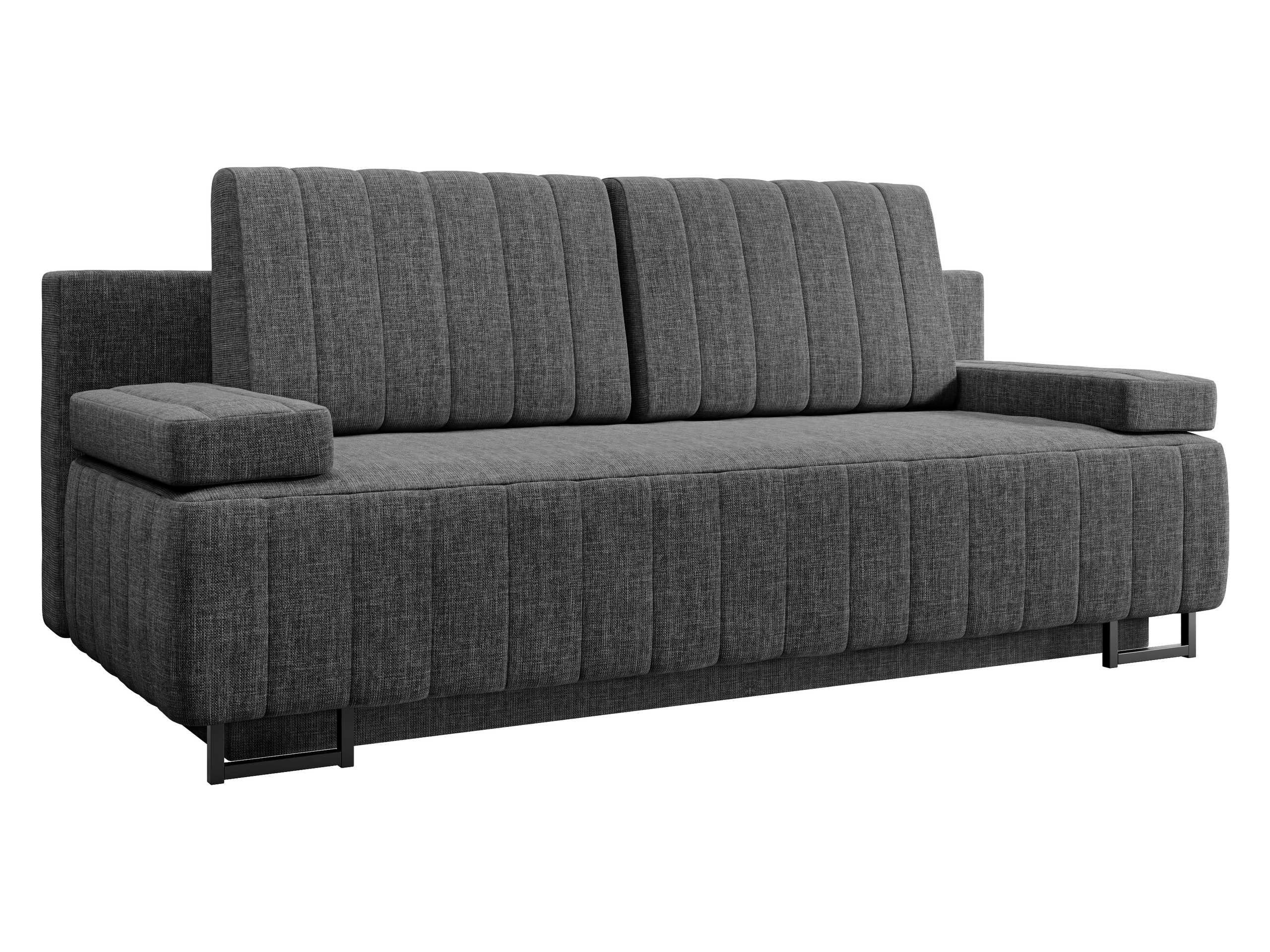 SCHLAFSOFA Laguna - Schwarz/Graphitfarben, Holz/Textil (200/90/90cm) - MIRJAN24