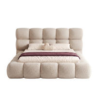 POLSTERBETT FERAGU 200x200 cm, Beige - Beige, Textil (200/200cm) - Fedve